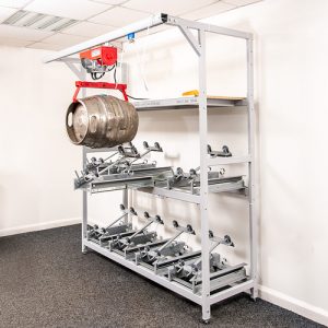 Auto Tilt Cask Racking Racking Systems – Cellar Handling | Cellar Handling